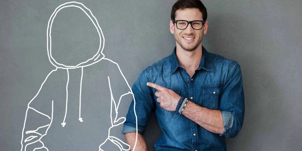 Person engaged in creative storytelling